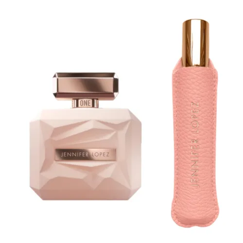Vista 5 de Jennifer Lopez Un Eau de Parfum, 1.0 fl oz (1.7 FL OZ) y Spray y bolsa para bolso, 0.3 fl oz