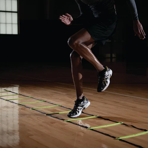Vista 6 de PER4M Escalera de velocidad - Entrenamiento de velocidad y agilidad para baloncesto, fútbol, mejora del trabajo de pies, coordinación, rapidez