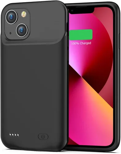 Vista 8 de Funda de batería para iPhone 11, mejorada de 10000 mAh, funda protectora de alta capacidad, recargable, cargador de batería extendida, compatible