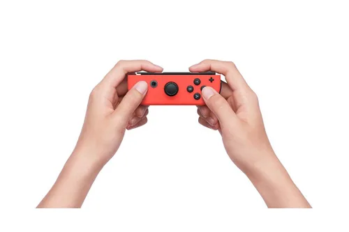 Vista 3 de Nintendo Switch Joy-Con (Right) - Neon Red (Renewed)