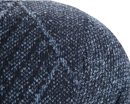 Vista 2 de Chaqueta de franela para hombre, con costuras de color, cuello alto, cremallera, manga larga, bolsillo, cálido, abrigo de punto ligero, trabajo