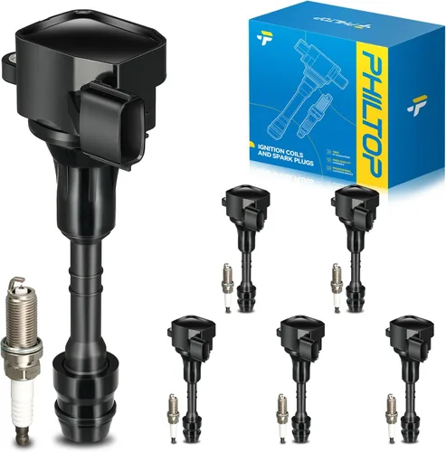 Vista 49 de PHILTOP UC15 Paquetes de Bobina de Encendido Compatibles con Volkswagen 1951-1953 1965 1967-1979 Beetle, 1971-1979 Super Beetle, MG 1962-1974 MGB