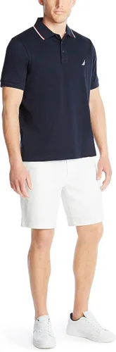 Vista 2 de Nautica Polo de manga corta con cuello de doble punta para hombre