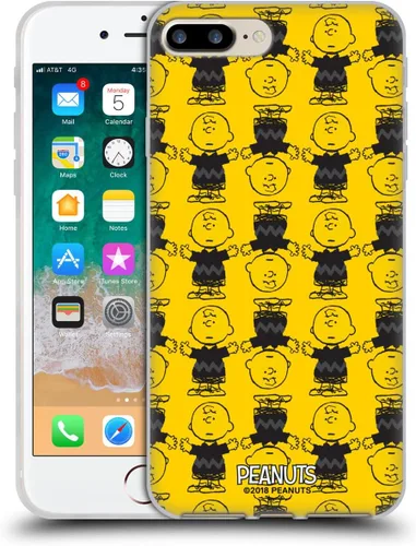 Vista 144 de Head Case Designs Funda de gel suave con licencia oficial de Peanuts Autumn Charlie Brown compatible con Apple iPhone 7 Plus/iPhone 8 Plus
