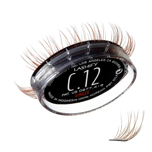 Vista 26 de Lashify Curl - Extensiones de pestañas Gossamer DIY de 0.394 pulgadas, color negro, pestañas postizas fáciles para un aspecto natural