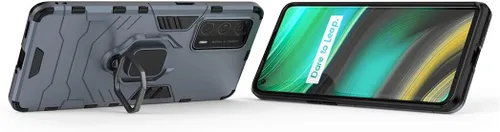 Vista 2 de Compatible con OPPO Realme X7 Pro Ultra, soporte de anillo de metal a prueba de golpes (funciona con soporte magnético para automóvil), cubierta
