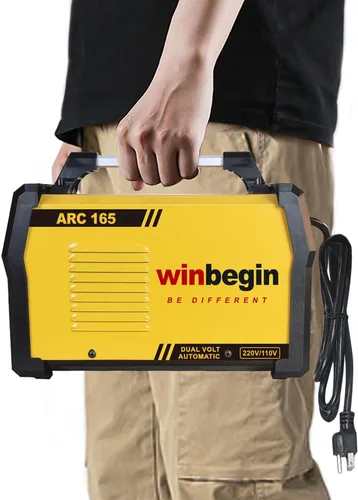 Vista 9 de Máquina de soldadura por arco de 110 V/220 V, pantalla digital, varilla máxima de 165 A 5/32 pulgadas, soldador de palo resistente, soldadura fácil