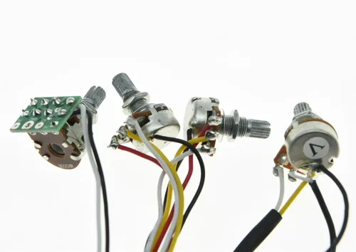 Vista 4 de KAISH Circuit de preamplificador de bajo eléctrico con EQ de 2 bandas activo/pasivo precableado