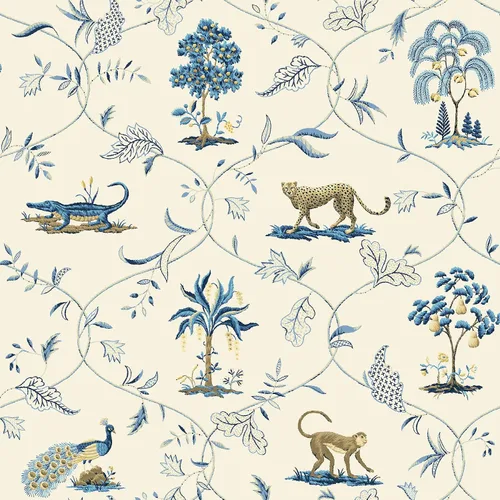 Vista 12 de Surface Style Papel tapiz autoadhesivo con diseño de garabatos de perro, negro/blanco