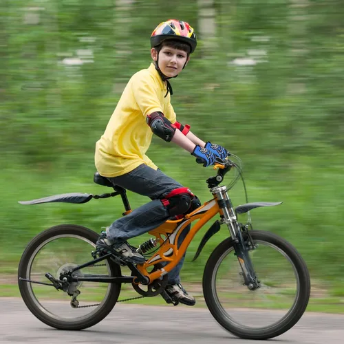 Vista 6 de Frienda Guantes de motocicleta para niños, guantes de carreras para deportes eléctricos, guantes de ciclismo sucio, guantes de ciclismo de invierno