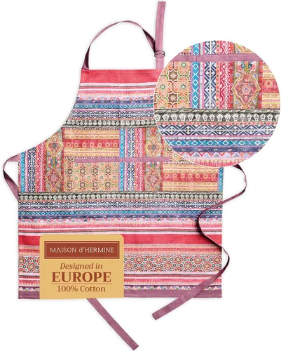 Vista 399 de Maison d' Hermine Delantales para mujer con bolsillo, 100% algodón (27.50 x 31.50 pulgadas)