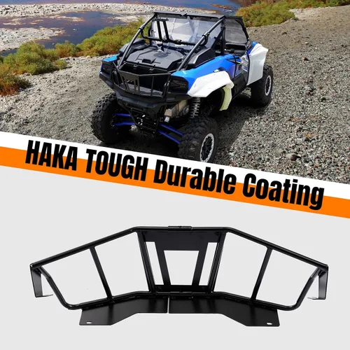 Vista 4 de HAKA TOUGH Puerta trasera de caja de carga para Kawasaki Teryx KRX 1000 Accesorios 2020-2024, extensor de cama de carga de acero resistente para KRX