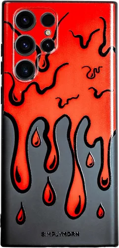 Vista 16 de SIMPLYMDRN Funda delgada para Samsung S23, diseño de Joker Haha, funda genial para hombre, funda de diseñador de villanos de superhéroes, delgada