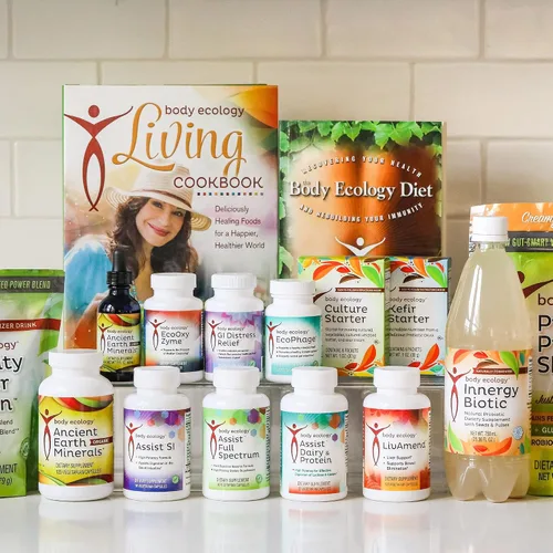 Vista 5 de Body Ecology Ayuda a los lácteos y las proteínas Suplementos de alta potencia para una digestión efectiva de lactosa y caseína Apoya