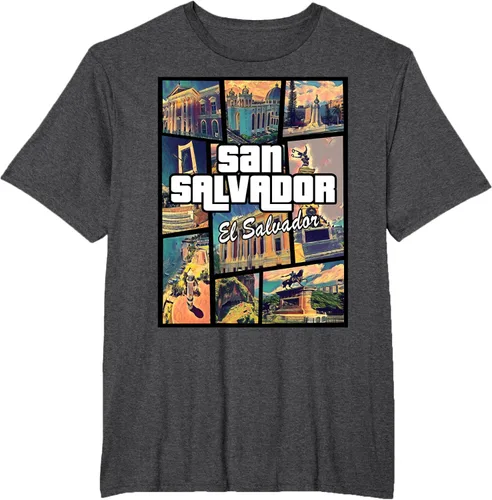 Vista 20 de Camiseta Orgullosa de San Salvador Capital El Salvador