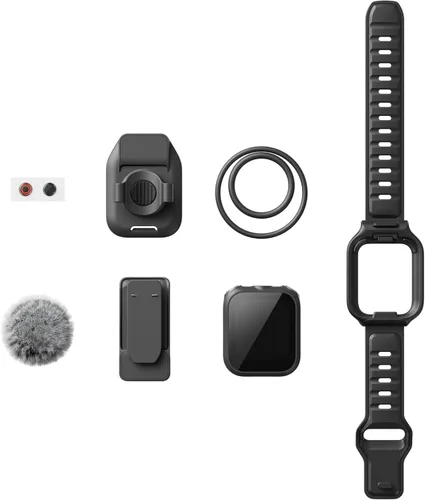 Vista 2 de Insta360 Control remoto GPS de vista previa con micrófono integrado, control remoto todo en uno compatible con Insta360 Ace Pro 2 y X5 para vista