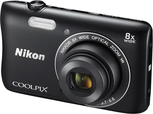Vista 8 de Nikon Cámara digital COOLPIX S3700 Negro Óptico 8X Zoom 20,05 millones de píxeles S3700BK