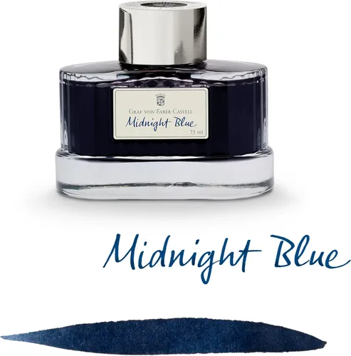 Vista 2 de Graf von Faber-Castell Botella de tinta Azul Negro 2.5 fl oz, 141007