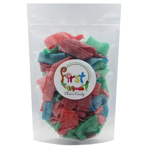 Vista 3 de Tiras de gomitas ácidas de todos los colores (Sabor surtido, 1 libra)