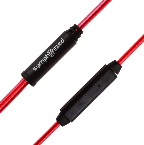Vista 4 de Symphonized NRG 2.0 Auriculares intrauditivos de madera genuina con aislamiento de ruido con micrófono y cable de nailon