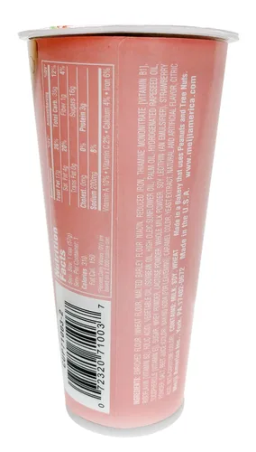 Vista 2 de Meiji Yan Yan - Palitos de inmersión, crema de fresa, 2 onzas, paquete de 10 unidades, palitos de galletas con frases divertidas de animales