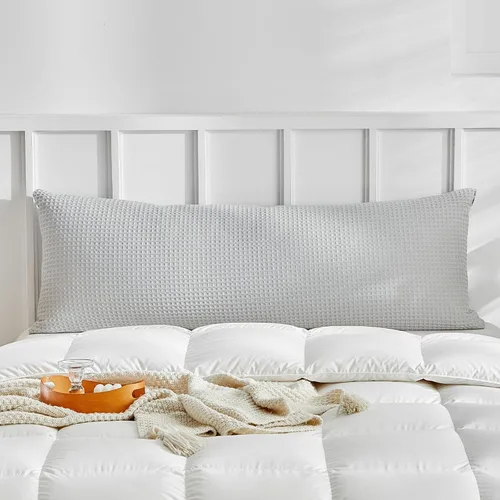 Vista 40 de WARMDERN - Fundas de almohada beige tamaño queen, fundas de almohada estándar, juego de 6 fundas de almohada de microfibra suave, textura boho