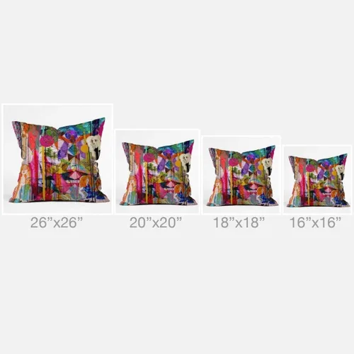 Vista 4 de Deny Designs Aimee St Hill Illustration - Almohada (18 x 18 pulgadas)