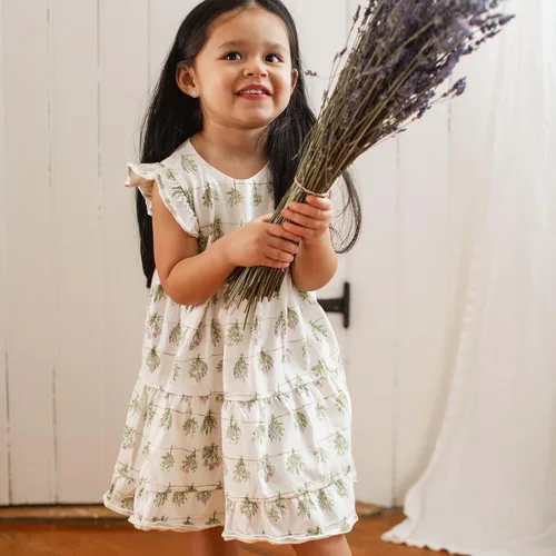 Vista 3 de Burt's Bees Baby Vestido para bebé, bebé y niño, manga corta y larga, 100% algodón orgánico