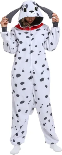 Vista 23 de BGOKTA Pijama de animal de Halloween para adultos, disfraz de cosplay, ropa para el hogar, una pieza Lty1-p