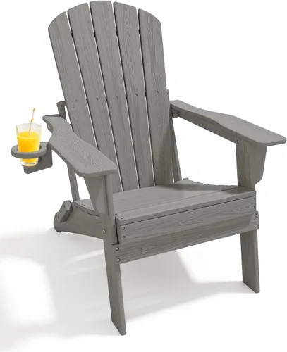 Vista 21 de HDPE Silla Adirondack plegable, Aruba