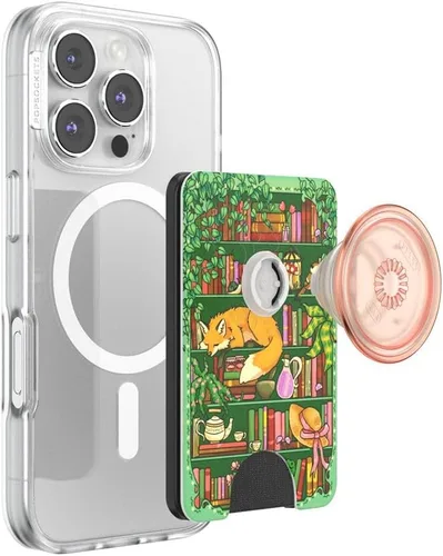 Vista 44 de PopSockets Cartera adhesiva para teléfono con agarre - Aura