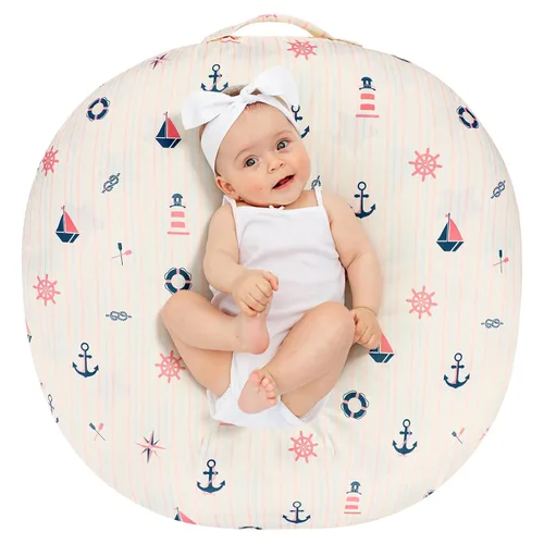 Vista 11 de DILIMI Funda para tumbona para recién nacido, ultra suave y cómoda, funda extraíble para almohada de tumbona infantil, granja (almohada no incluida)