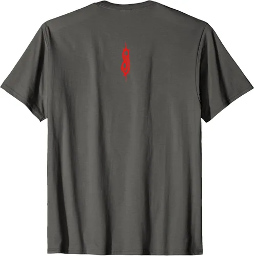 Vista 130 de Slipknot Tribal Calavera playera, niños 12, Rojo