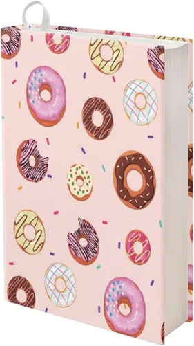 Vista 19 de Cozeyat Fundas de libro a prueba de polvo para amantes de los libros, protector de libro de texto con cinta de 9 x 11 pulgadas, fundas de libro