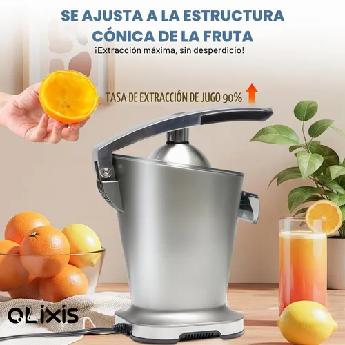Vista 4 de [Usado] OLIXIS Exprimidor eléctrico de cítricos, máquina automática de exprimidor de naranja y exprimidor de limón con operación de un solo toque