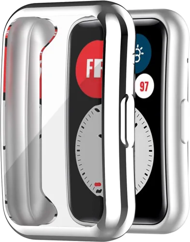 Vista 4 de Funda protectora diseñada para Huawei Watch FIT Special Edition/Fit New/Watch Fit Funda protectora TPU a prueba de golpes Marco de parachoques 3