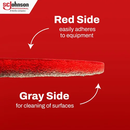 Vista 5 de SC Johnson Professional EZ Care - Almohadilla de limpieza resistente de 16 pulgadas de diámetro, caja de 5