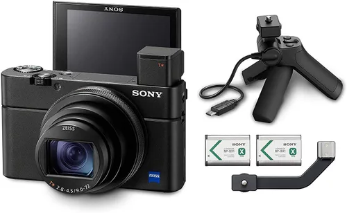 Vista 17 de Sony RX100 VII - Cámara compacta premium con sensor CMOS apilado tipo 1.0 (DSCRX100M7) 0.945-7.874 in F/2.8-4.5 Zeiss, 20fps Af y Ae, 4K, Xga Evf