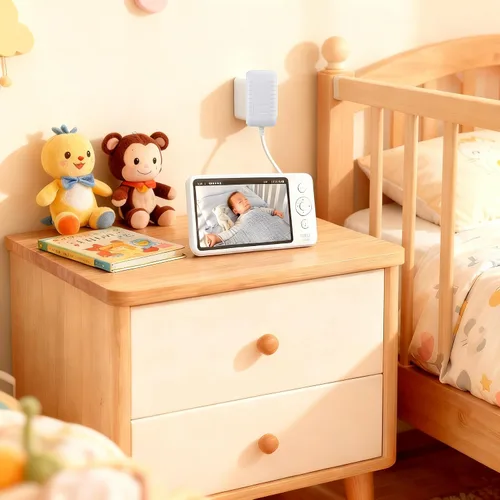 Vista 5 de Cargador de monitor de bebé USB-C de 5 V para VAVA, VTech, Motorola Cable de alimentación tipo C de 6 pies