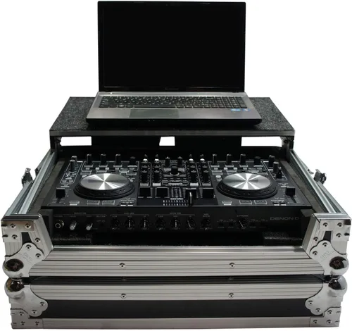Vista 2 de Harmony Audio HCDNMC6000LT Flight Glide - Funda para portátil y DJ compatible con Denon DN-MC6000 MKII