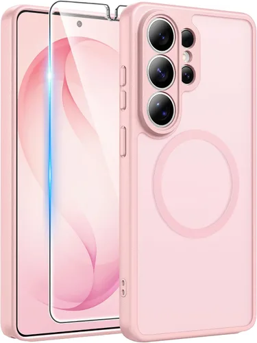Vista 330 de FNTCASE - Funda para iPhone 16 Pro: magnética, mate, translúcida, de grado militar, protectora contra caídas, resistente, fina, duradera y a prueba