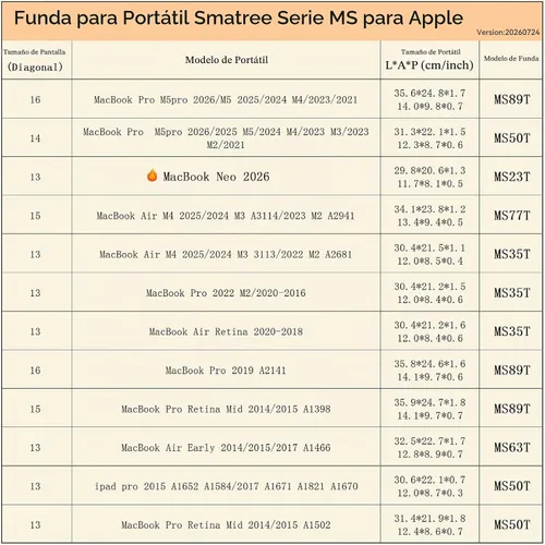 Vista 6 de Smatree MS63T - Funda rígida con soporte para Apple MacBook Air 2017 de 13,3 pulgadas