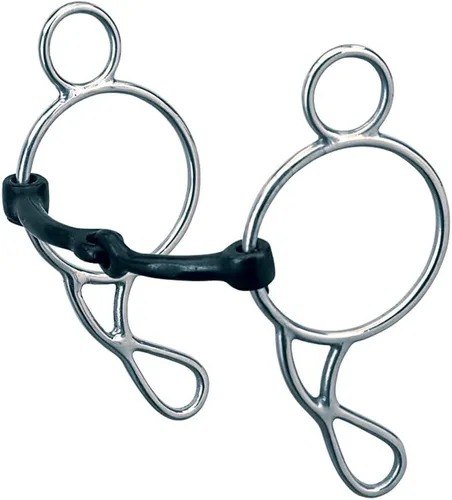 Vista 4 de Weaver EquineTom Thumb Bit, 5" Roller Mouth, Stainless Steel