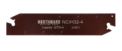 Vista 17 de Accusize Industrial Tools para insertos GTN-2, ancho 0.087–0.094 pulgadas, altura 0.75 pulgadas, NCIH19-2 Hoja ajustable de parada positiva