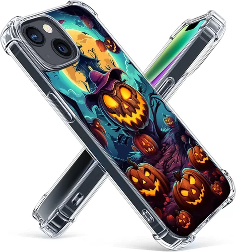 Vista 16 de Funda de protección contra caídas para iPhone 14 Plus de 6.7", oro rosa Negro Retro Juego