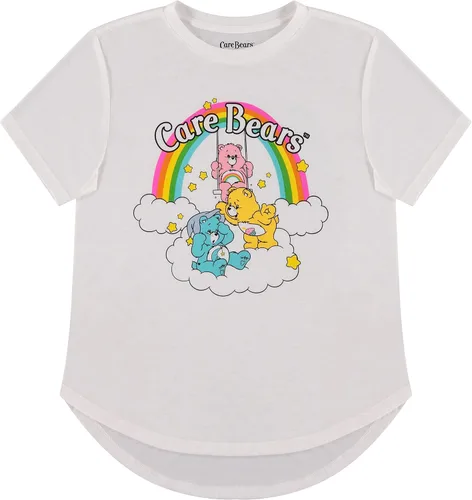 Vista 9 de Care Bears Camisa de moda para mujer - Ropa clásica para mujer - Cheer Friend Funshine Good Luck Tie Dye Tee Negro