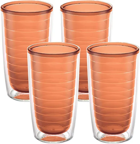 Vista 51 de Tervis Vaso aislado de mesa transparente y colorido fabricado en Estados Unidos con doble pared, taza de viaje que mantiene las bebidas frías