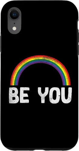 Vista 25 de Rainbow You Be LGBT Pride Flag Lesbian Gay Bi Trans Gift Case for iPhone 17