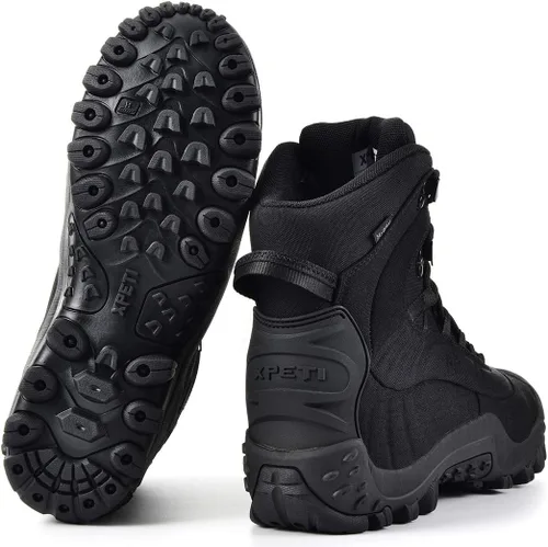 Vista 7 de XPETI Botas tácticas impermeables Thermator a medio tobillo para hombre
