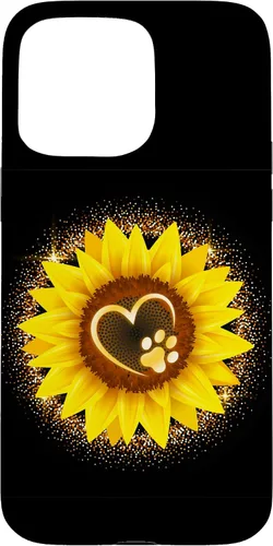 Vista 31 de Sunflower Paw Cat Dog Heart Case for iPhone 16